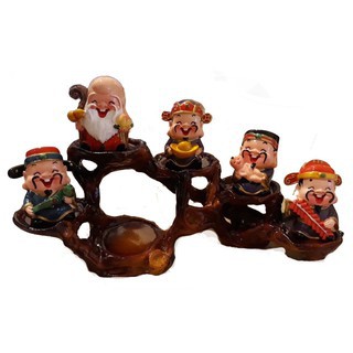 BỘ 5 TƯỢNG THẦN TÀI MAY MẮN