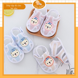 Dép tập đi chống trợt hình dễ thương cho bé từ 6-12 tháng