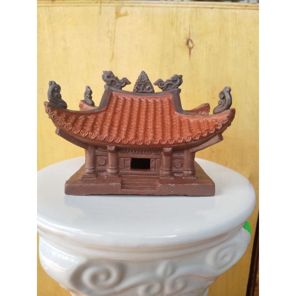 CHÙA 2 MÁI,1 MÁI GỐM SỨ BÁT TRÀNG