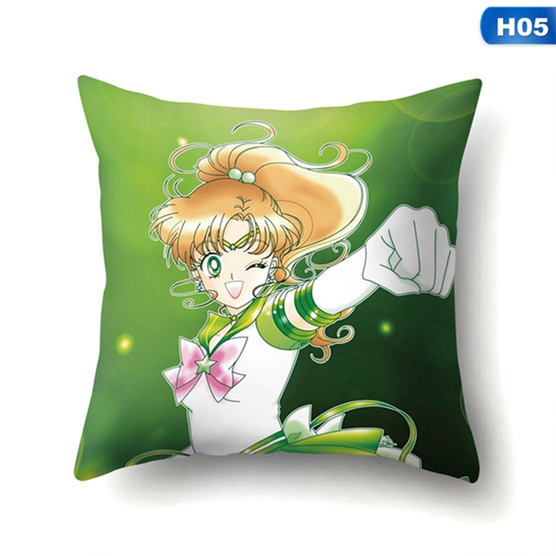 SAILOR MOON Vỏ Gối Một Mặt In Hình Thủy Thủ Mặt Trăng