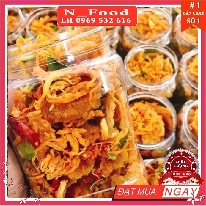Cơm Cháy Lắc Khô Gà hũ 350gram