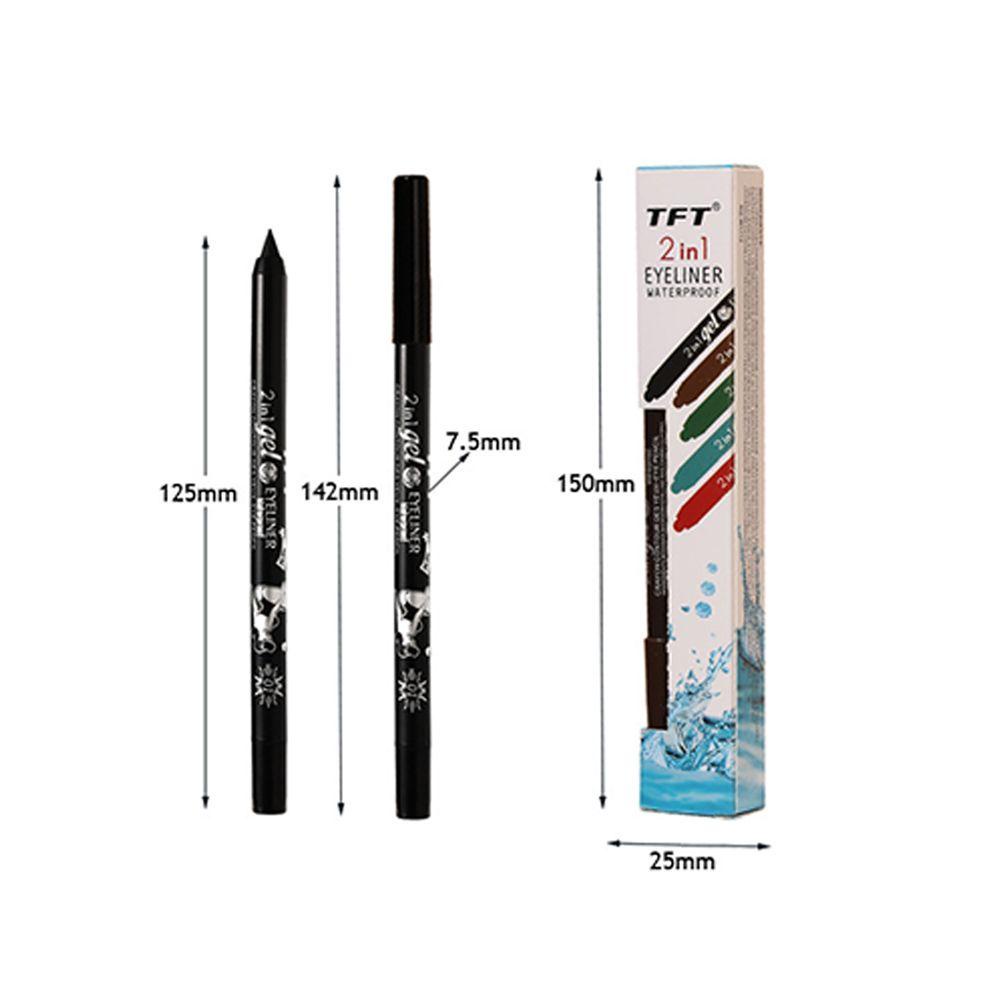 Bút Kẻ Mắt Dạng Gel 10 Màu Tùy Chọn Chống Mồ Hôi Mới Mịn Trang Điểm Mịn Màng