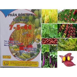 Phân bón lá NPK 7-5-44  (1 kg)