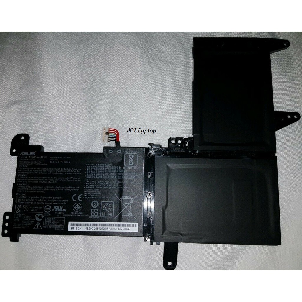 Pin Laptop Asus X510U B31N1637 C31N1637 Zin Chính Hãng