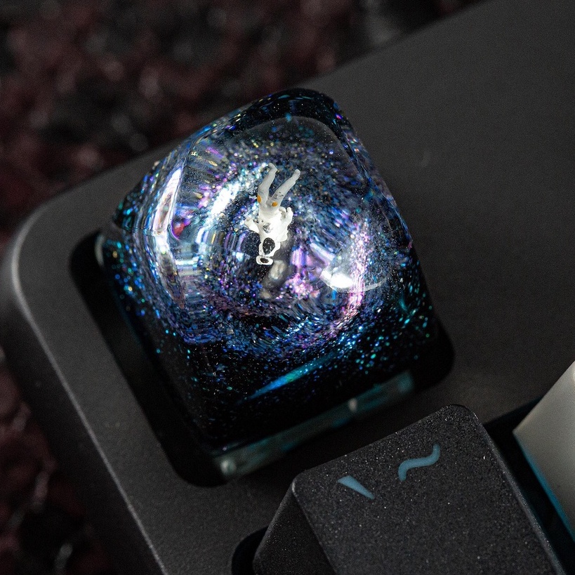 Keycap Interstellar, nút bàn phím galaxy, keycap đẹp
