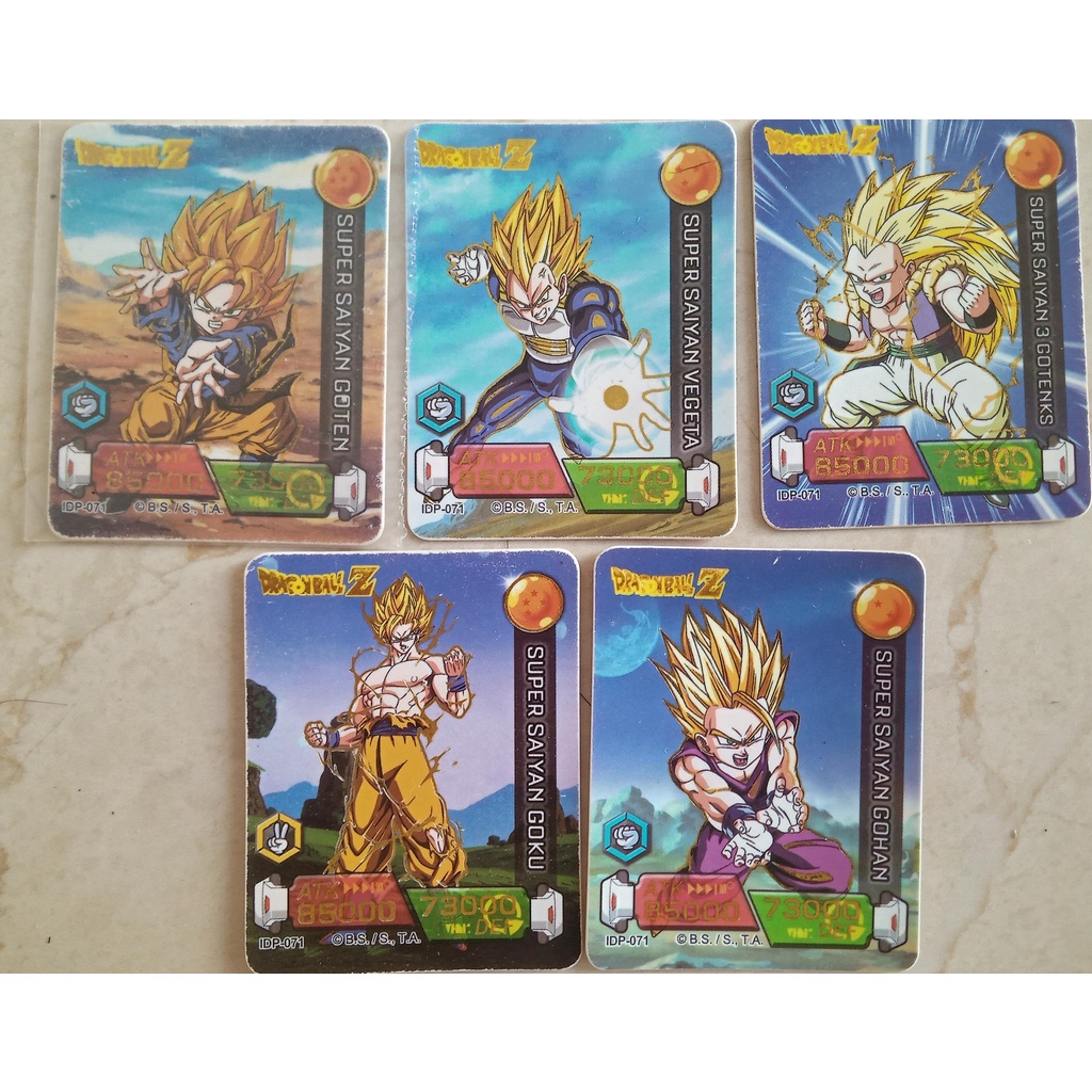 Thẻ bài Toonies Dragon ball mùa đầu tiên 74 thẻ