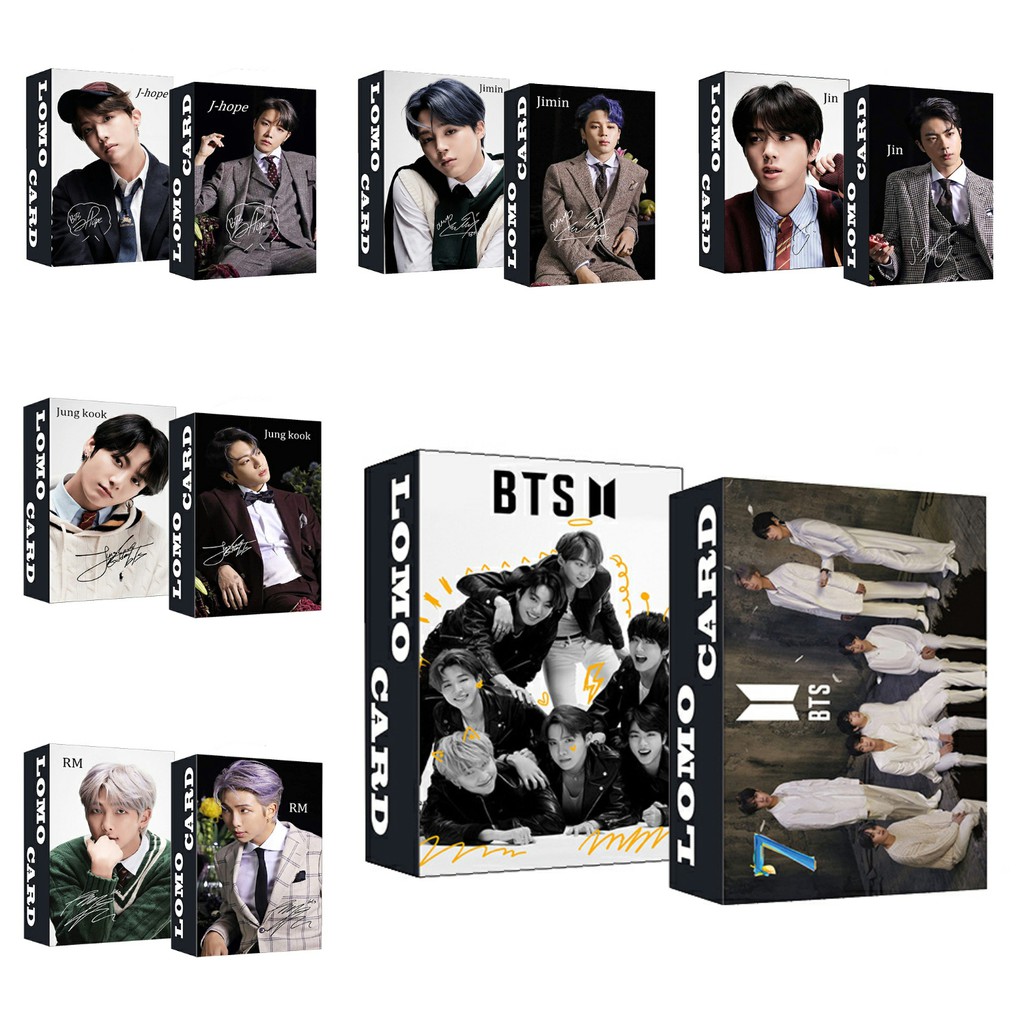 Bộ ảnh Lomo card BTS Map of the soul 7 thẻ ảnh 30 tấm
