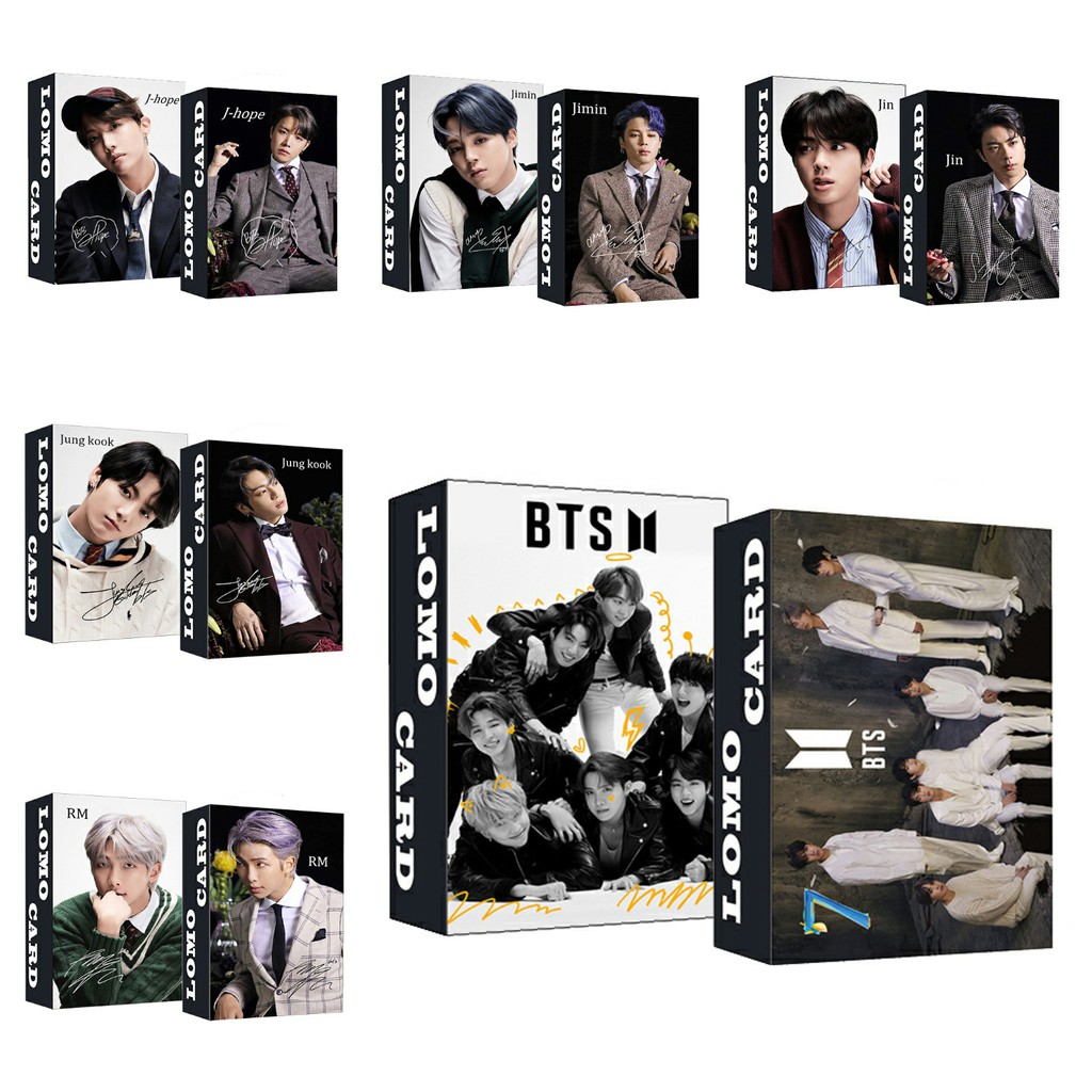 Bộ lomo card BTS và các thành viên