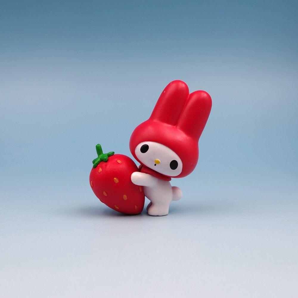 .Set 5 Mô Hình Mô Phỏng Nhân Vật Kuromi DIY Trong My Melody