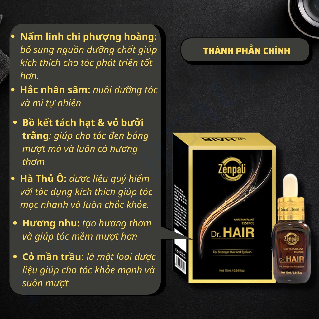 ✅DR.HAIR ZENPALI  Dưỡng mi, mọc tóc DR.HAIR ZENPALI CHÍNH HÃNG