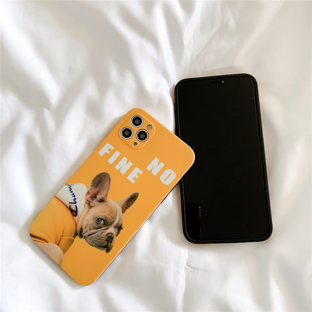 Ốp điện thoại nhựa mềm họa tiết chú chó hoạt hình cho iPhone12 mini 11 PRO MAX 7/8plus SE2020 X/XS XR XSMAX | BigBuy360 - bigbuy360.vn