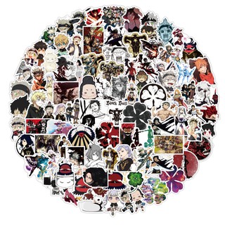 Sticker/hình dán black cover trang trí set 100 hình khác nhau