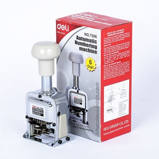 ฿ Dấu số nhảy tự động Deli 6 số