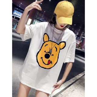 Áo tay lỡ gấu POOH