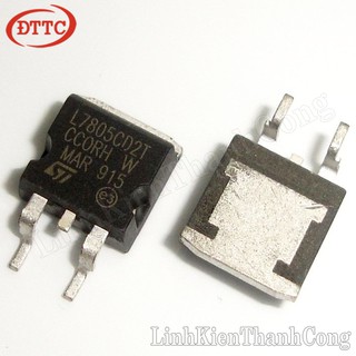 Bộ 5 Chiếc IC Nguồn L7805CD2T 7805 1.5A 5V TO263