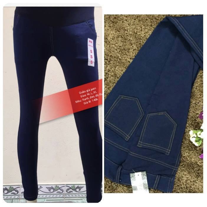 Combo 2 quần legging bầu giả bò