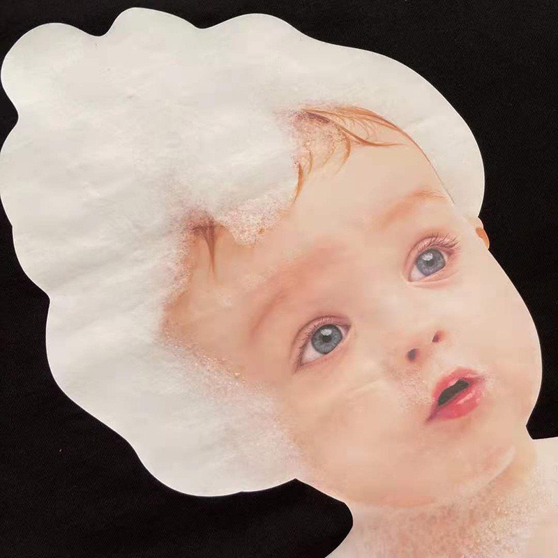 Áo thun tay lỡ unisex form rộng ADLV BABY Bé Bọt HARIQUEEN - Áo phông nam nữ em bé tắm Freesize 65kg