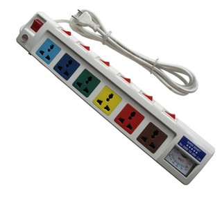 Ổ cắm lioa 6 ổ đa năng công suất lớn dây 2,5m 6ofssv2.5-2