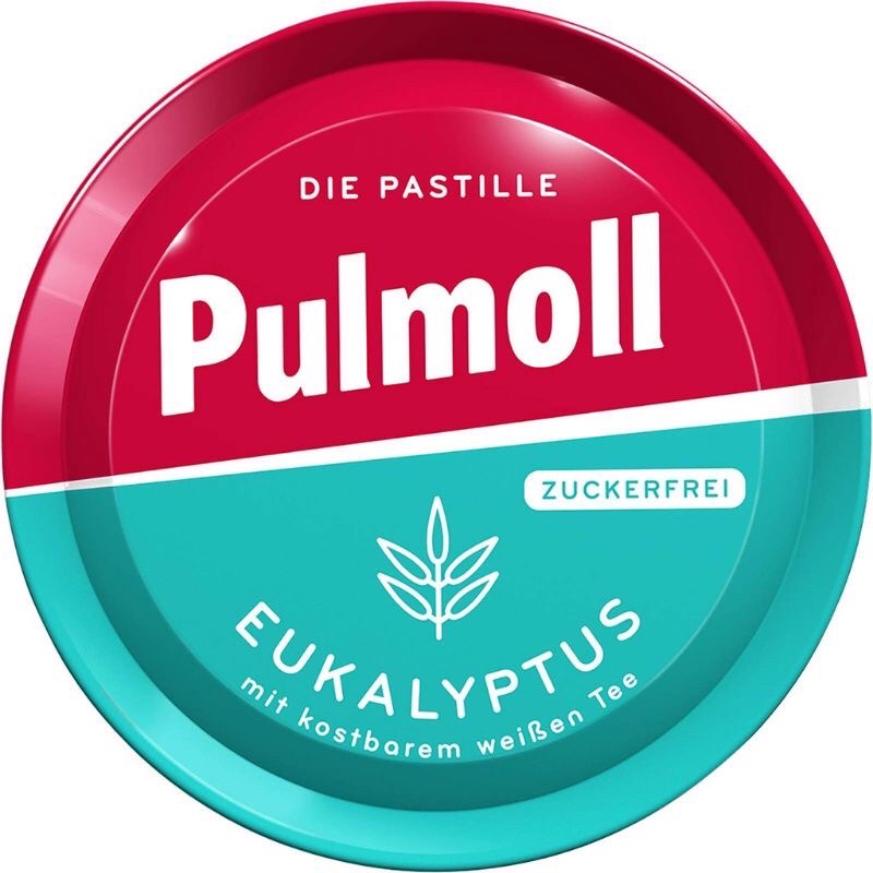 Kẹo ngậm giảm ho,rát họng không đường Pulmoll vị trái cây