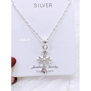 Dây chuyền mặt thánh giá bạc ta