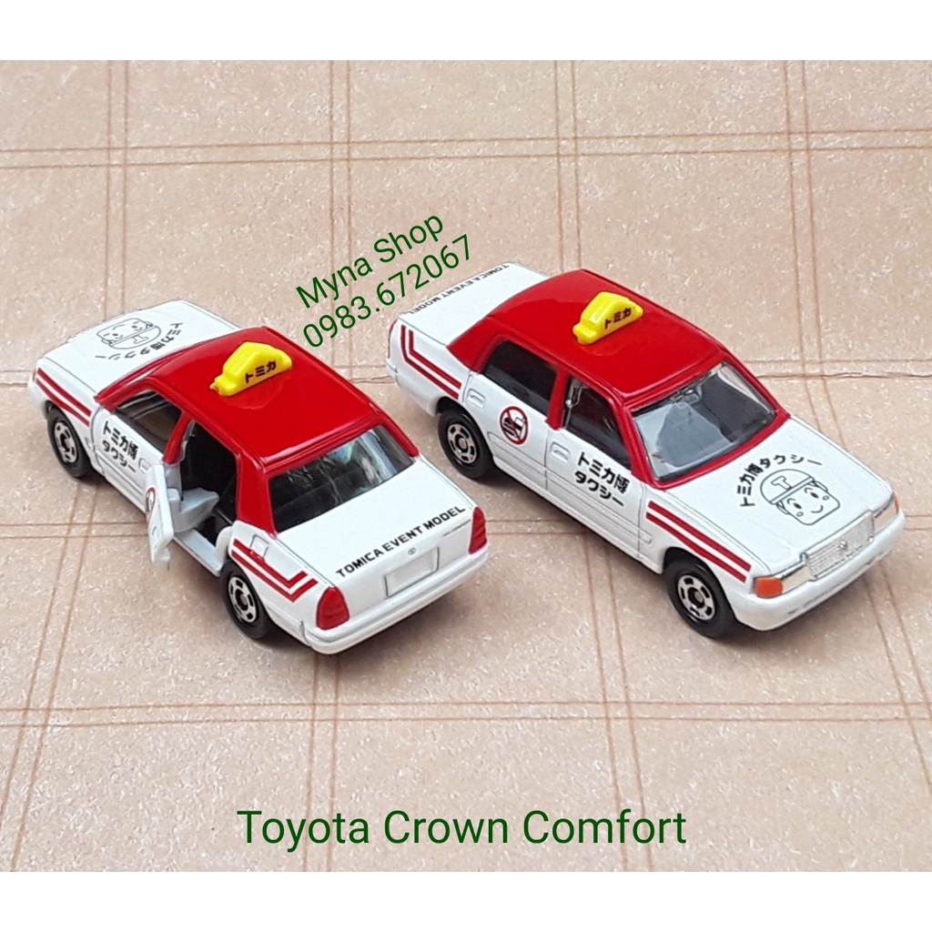 Xe mô hình tĩnh tomica không hộp - Toyota Crown Comfort