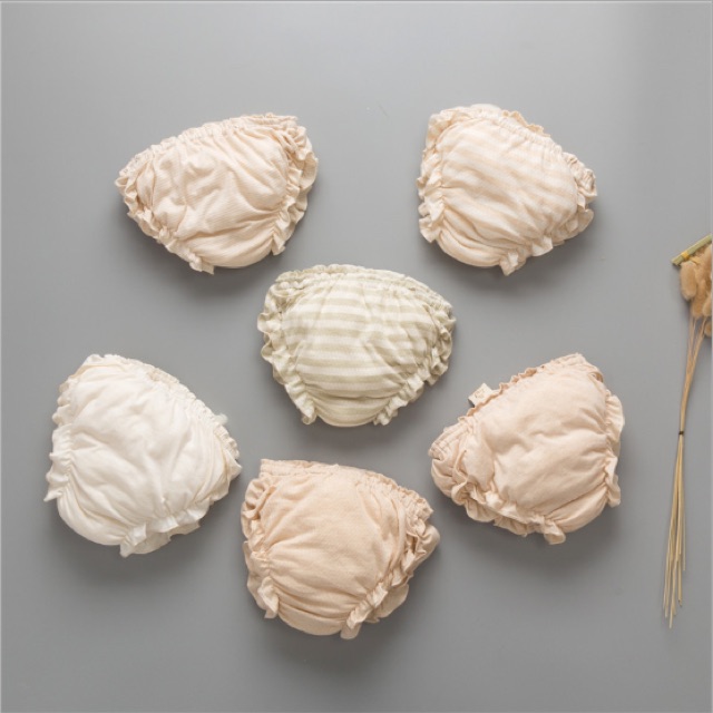 Quần chip bé gái Cotton Organic cao cấp xuất khẩu khô thoáng, thấm hút mồ hôi tốt mùa hè