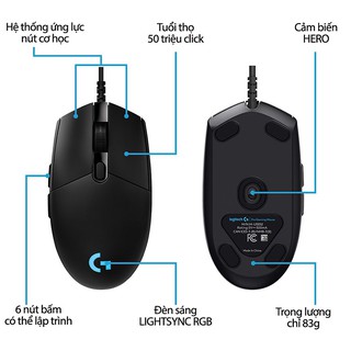 Chuột Logitech G102 Gen 2 Lightsync