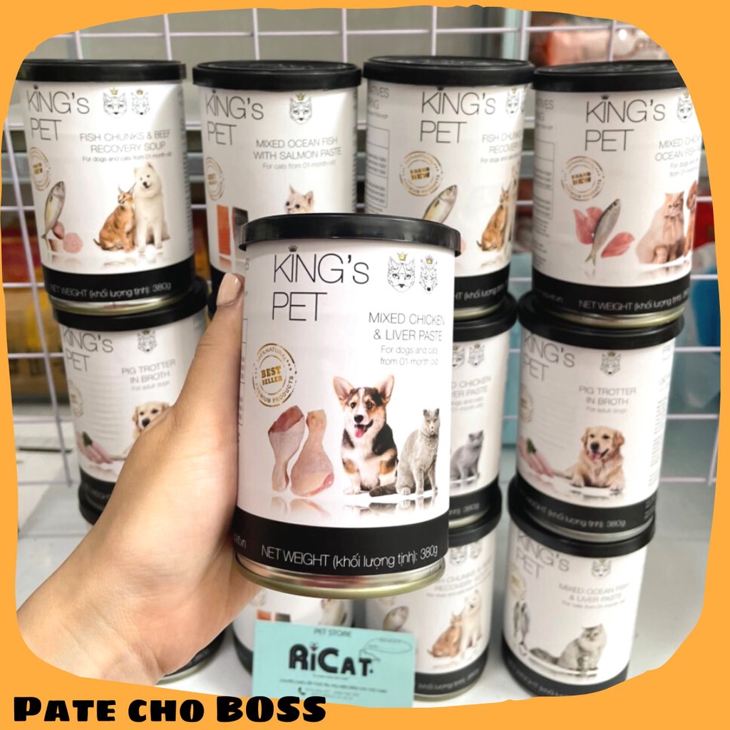 [Mới] Pate Cho Mèo KING'S PET Trái Cây Mùa Hè By Bảo Anh Lon 400g
