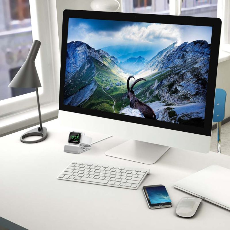 Đế sạc bằng nhôm cho đ/hồ smart đ/hồ táo Series 1/2/3/4 42mm 38mm 40mm 44mm