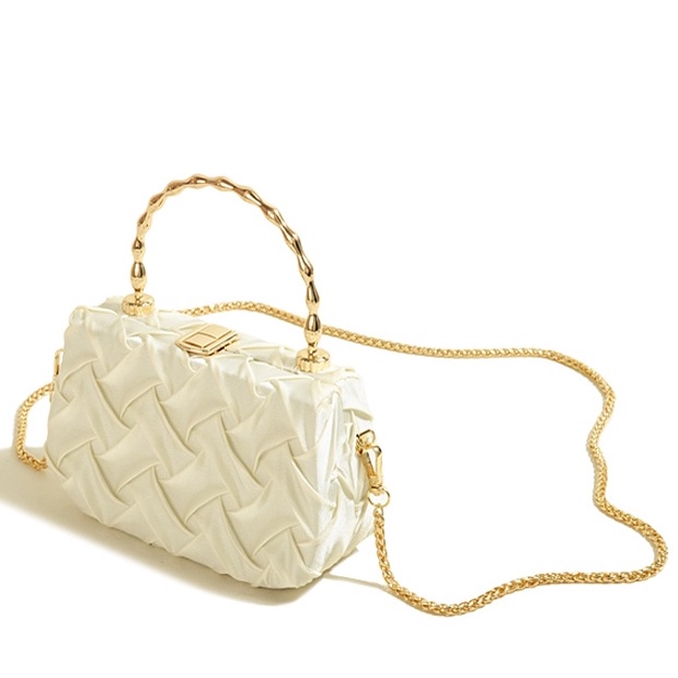 🌸Hàng Order🌸 Túi Xách Muzi&kai Chính Hãng Da Đan Chéo Quai Sách Kèm Dây Xích Đeo Sang Chảnh Nữ Tính 🌸 Quảng Châu