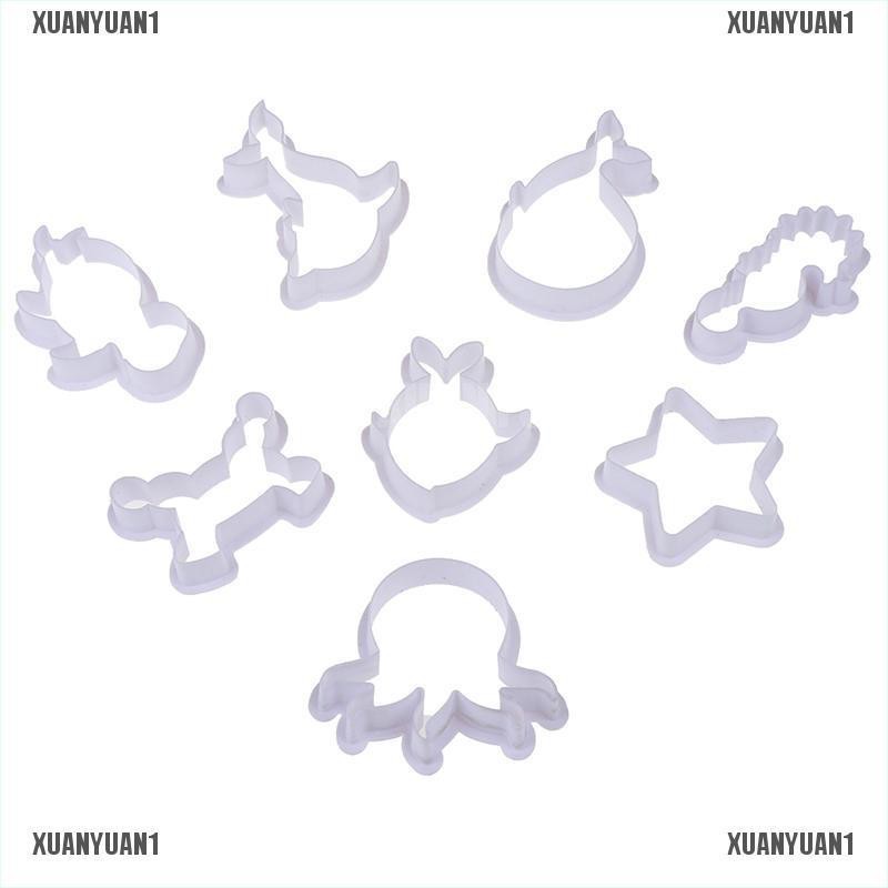 Set 1 / 8 Khuôn Cắt Bánh Quy Mini Hình Sinh Vật Biển DIY