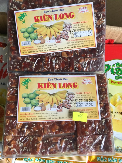 KẸO CHUỐI ĐẬU ĐẶC SẢN TAM QUAN - QUY NHƠN BÌNH ĐỊNH