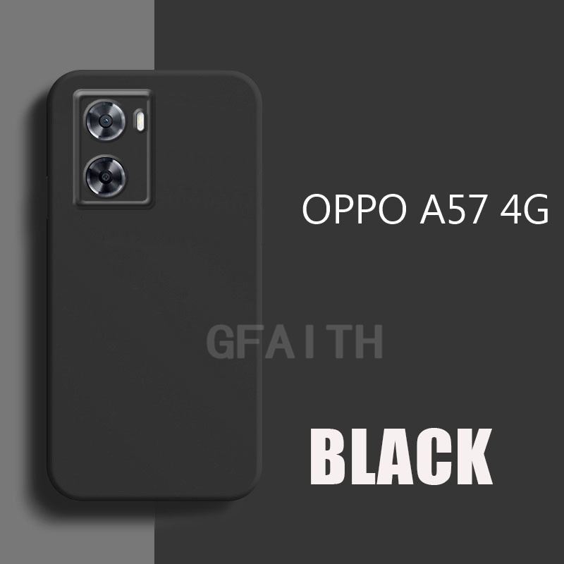 Ốp Điện Thoại TPU Silicone Mềm Màu Trơn Cho Oppo A57 4G 2022 A57 OPPOA57
