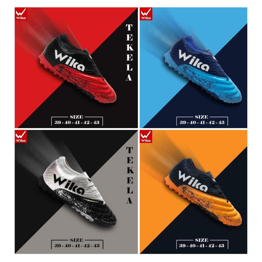 Giầy đá bóng Wika Tekela chính hãng - khâu kín đế 100% - giày đá bóng đế TF - nhiều màu tại Fitsport
