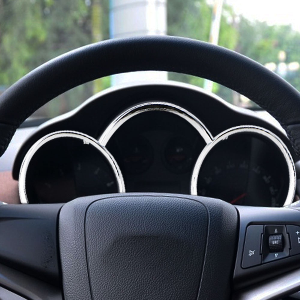 Ốp Viền Trang Trí Bảng Điều Khiển Xe Hơi Chevrolet Cruze 2009-2015 Bằng ABS Mạ Crom Chuyên Dụng