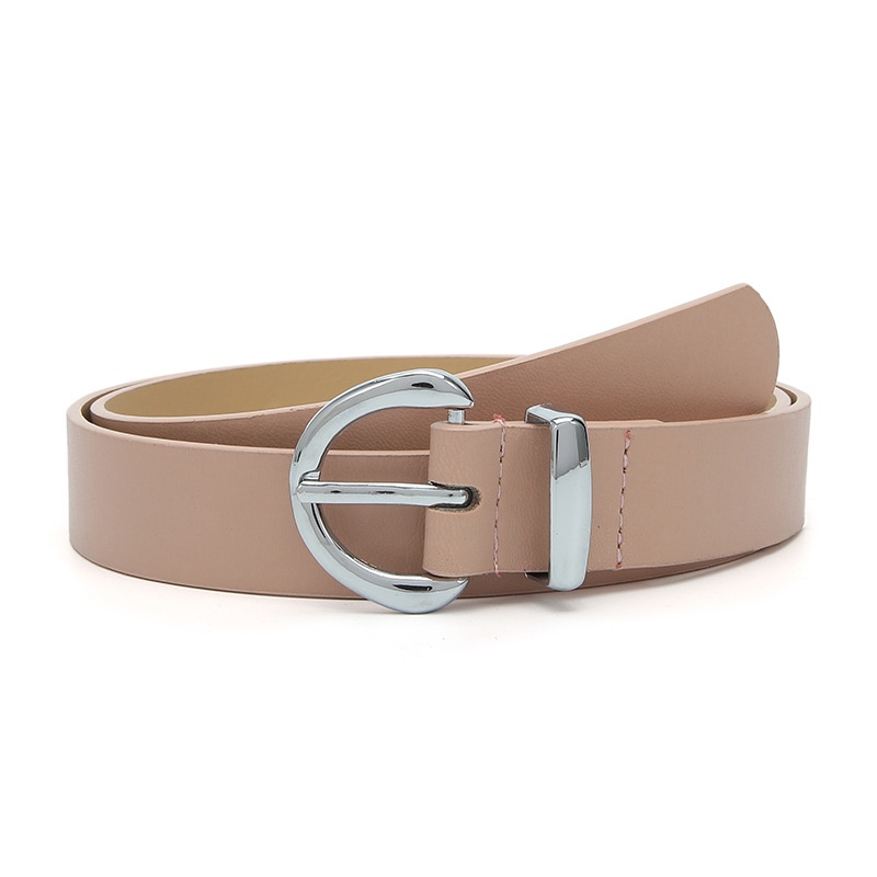 Thắt Lưng Da Khóa Cài Kim Loại Nhiều Màu Sắc Thời Trang Cho Nữ