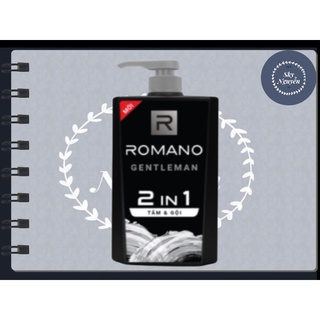 Tắm gội 2 trong 1 Romano Gentleman 650g.