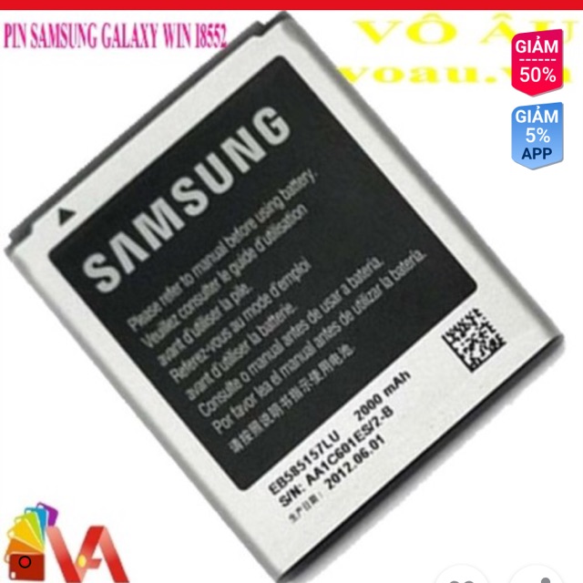 Pin xịn cho máy samsung 8552