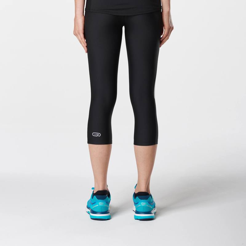 Quần lửng chạy bộ Decathlon KALENJI Run Dry cho nữ - Đen size 2XS