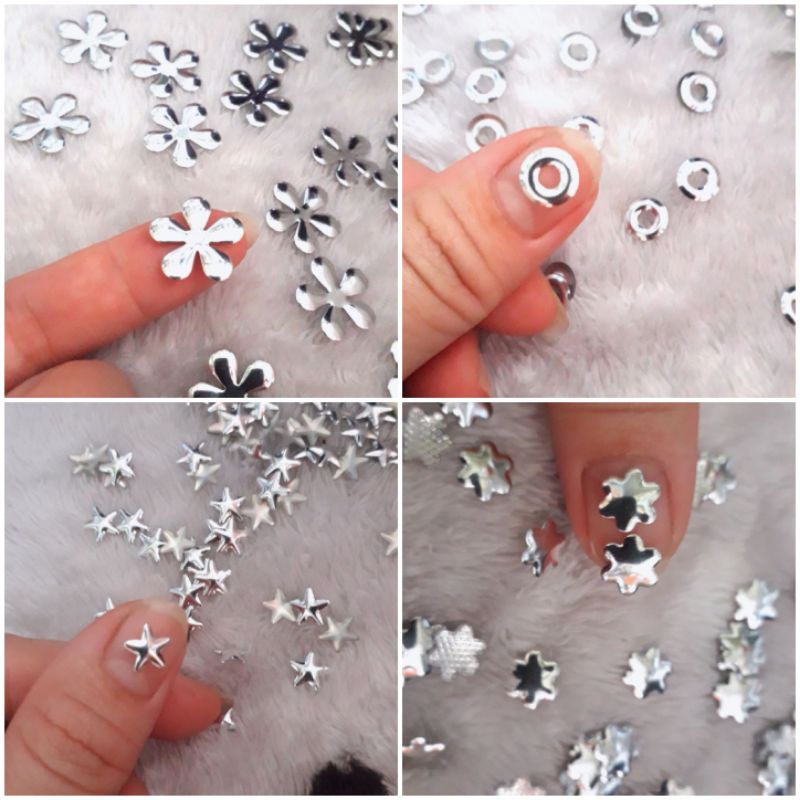 Hạt ủi nhôm nhiều mẫu gói 80 cái