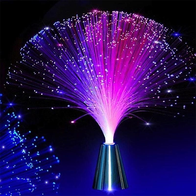 Đèn LED Sợi Quang Thay Đổi Màu Sắc Sáng Tạo Sử Dụng Pin