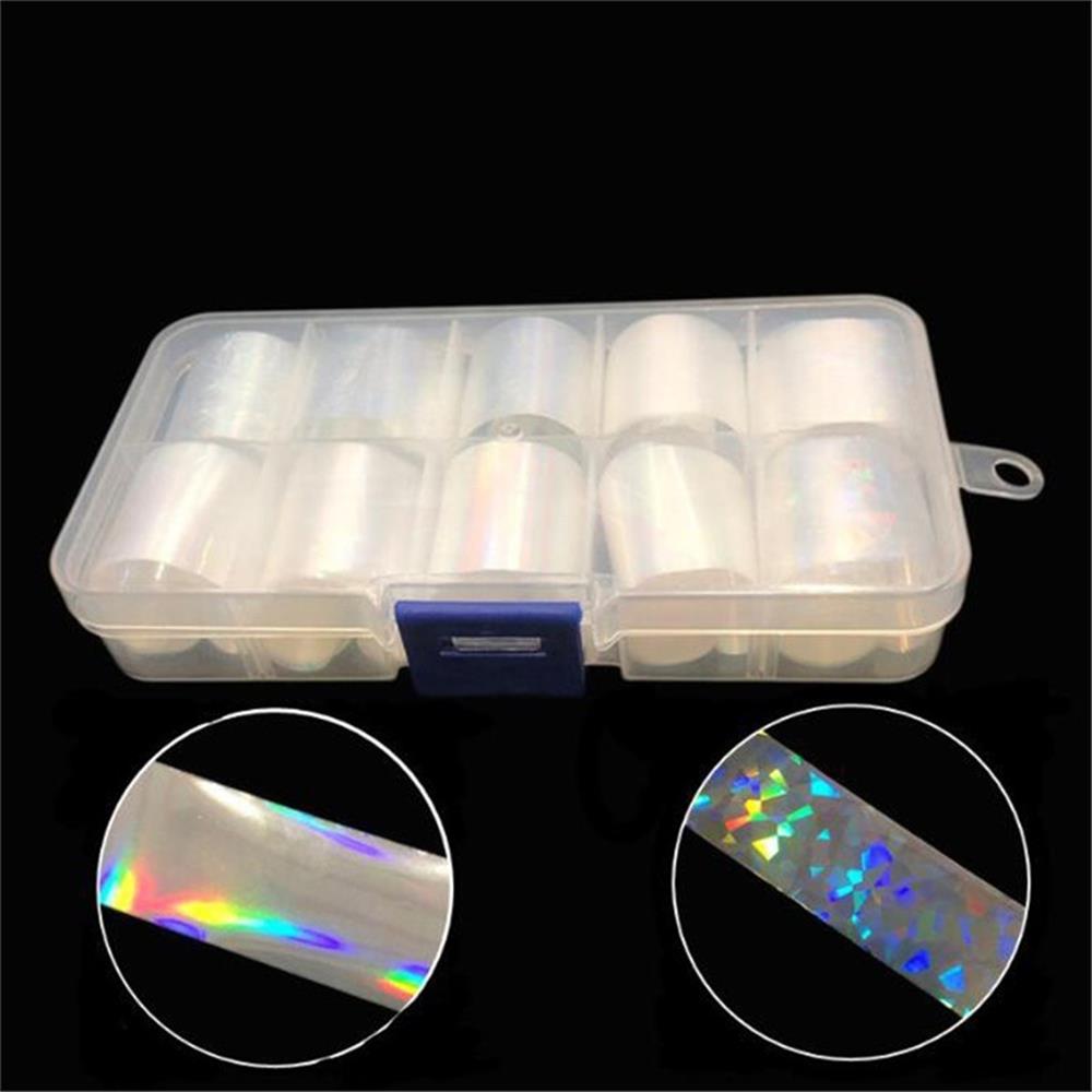 [Hàng mới về] Nhãn dán trang trí móng họa tiết hoa bông tuyết bầu trời sao