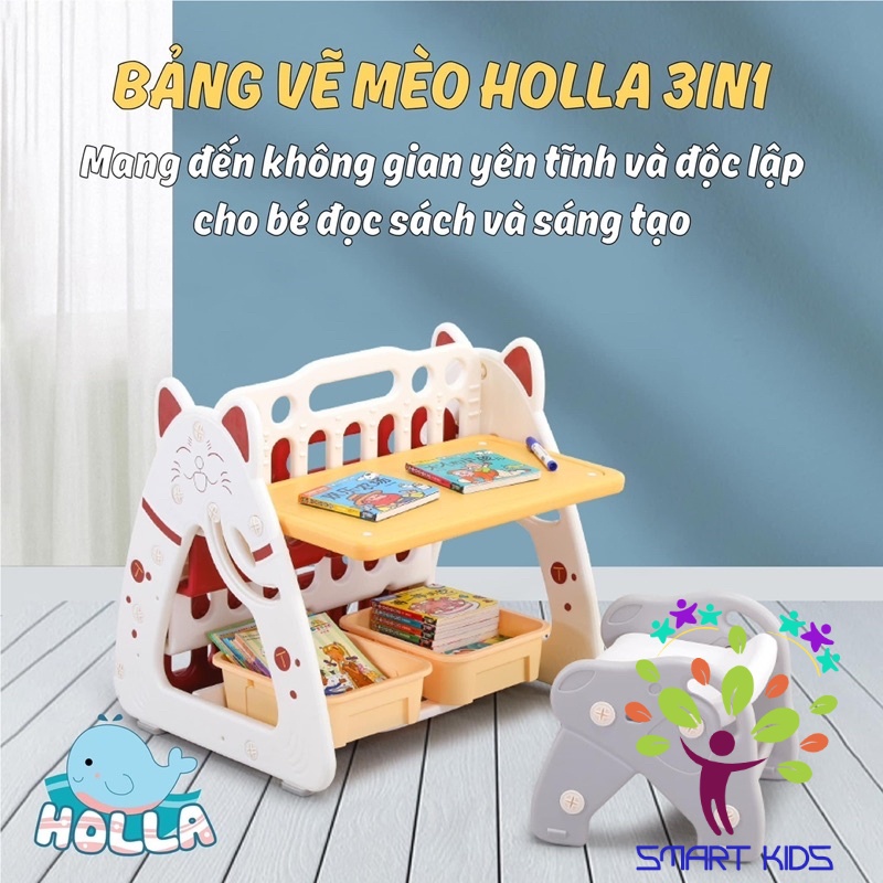 Bảng vẽ mèo holla 3 in 1