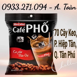 Cà phê sữa đá maccoffee cafe phố bịch 720g - cafe phố sữa đá maccoffee 720gr