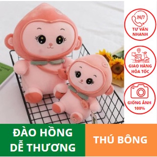 Gấu bông đào nhỏ dễ thương - gấu shop