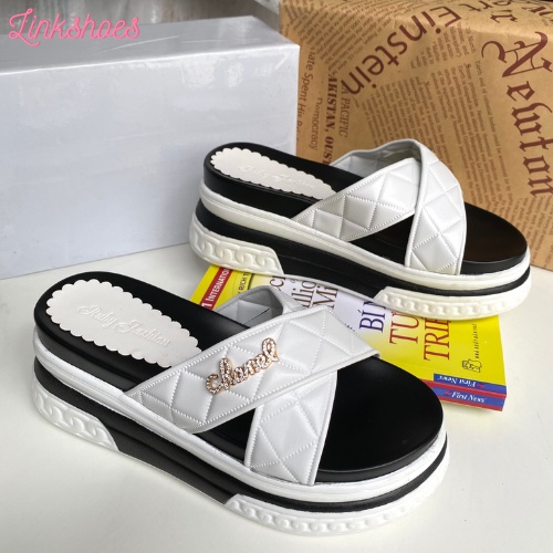 Dép nữ đế xuồng, dép bánh mì cao cấp quai chéo Màu đen trắng GV09