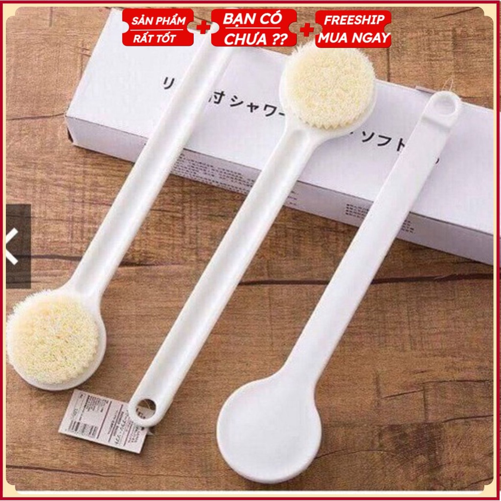 Sẵn hàng Bàn chải cọ lưng muji xuất nhật .