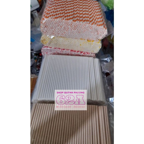 500 Ống Hút Giấy đủ màu đẹp