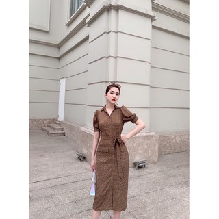 Thả thính chiếc váy sơmi báo hothit