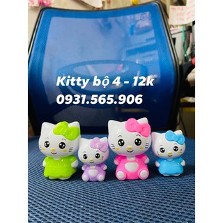 Phụ Kiện Trang Trí Kitty Bộ 4
